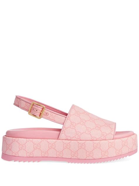 gucci pink.slides|pink gucci slides platform.